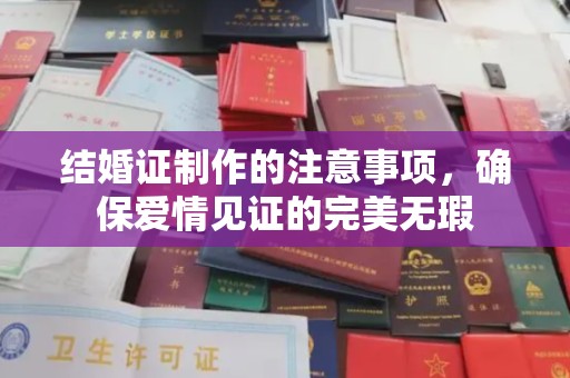 三星结婚证制作的注意事项，确保爱情见证的完美无瑕